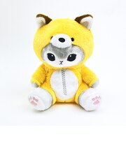 モフサンド キツネにゃん ぽてたまぬいぐるみ グレー mofusand