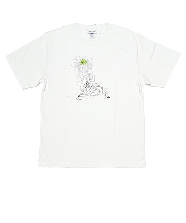 水森亜土 ドライクールタッチTシャツ シンガー ホワイト アパレル