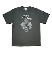 水森亜土 ドライクールタッチTシャツ リボン グレー アパレル