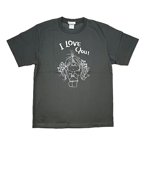 水森亜土 ドライクールタッチTシャツ リボン グレー アパレル