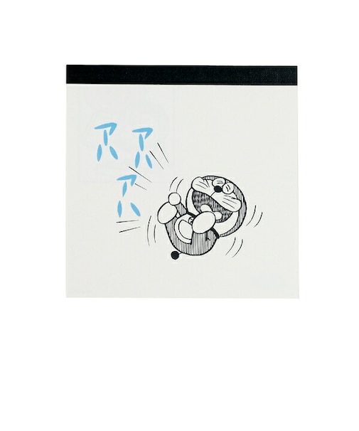 ドラえもん アハアハ メモパッド・スクエア 文具 メモ帳 日本製