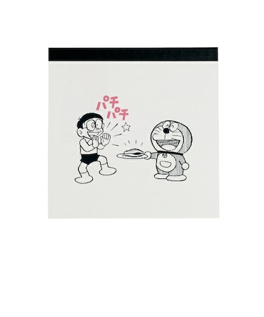 ドラえもん どら焼き メモパッド・スクエア 文具 メモ帳 日本製