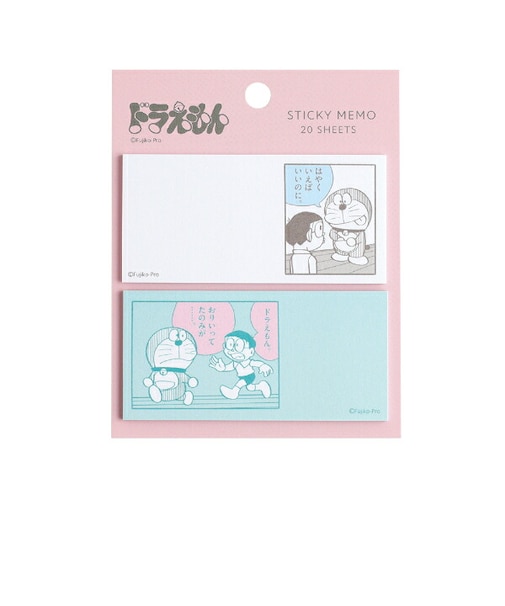 ドラえもん コマ付箋 (pink) 文具 日本製