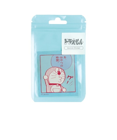 ドラえもん オーロラステッカー (blue) 文具 シール 日本製