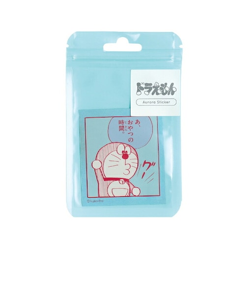 ドラえもん オーロラステッカー (blue) 文具 シール 日本製