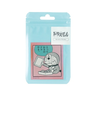 ドラえもん オーロラステッカー (pink) 文具 シール 日本製