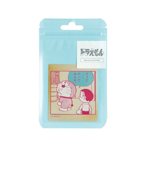 ドラえもん オーロラステッカー (cream) 文具 シール 日本製