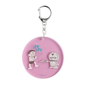 ドラえもん 2連アクリルキーホルダー (pink)