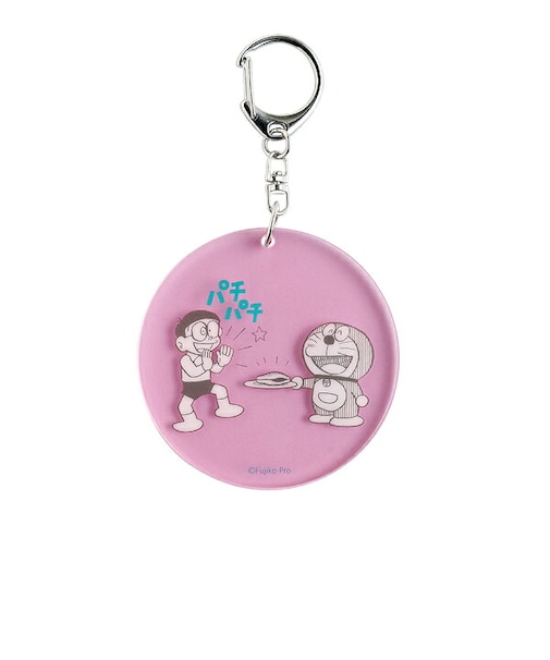 ドラえもん 2連アクリルキーホルダー (pink)