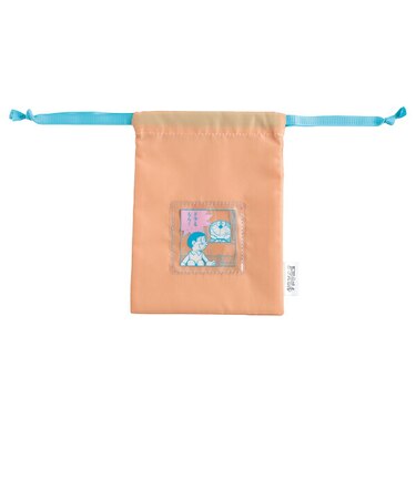 ドラえもん 巾着 (orange)