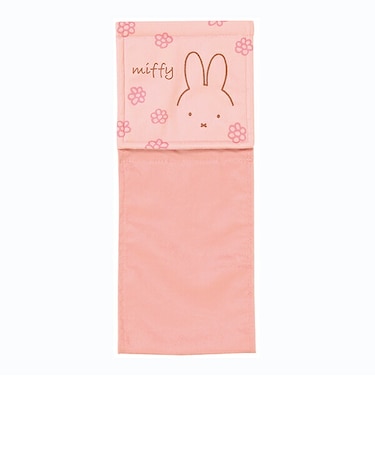 ミッフィー miffy ペーパーホルダーカバー ラインフラワー ピンク トイレ用品