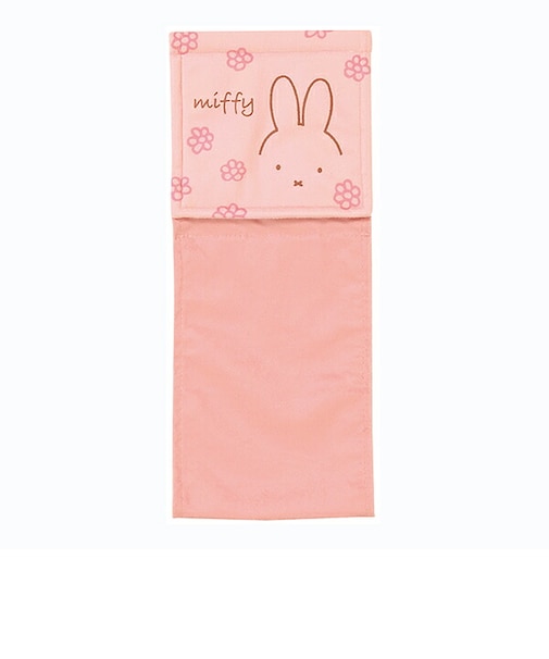 ミッフィー miffy ペーパーホルダーカバー ラインフラワー ピンク トイレ用品