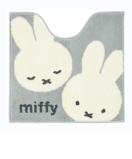 ミッフィー miffy トイレマット カーム グレー トイレ用品