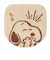 スヌーピー トイレ兼用フタカバー ハッピーダンス ベージュ トイレ用品 SNOOPY