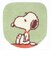 スヌーピー トイレ兼用フタカバー ドッグハウス グリーン トイレ用品 SNOOPY
