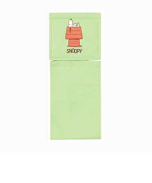 スヌーピー ペーパーホルダーカバー ドッグハウス グリーン トイレ用品 SNOOPY