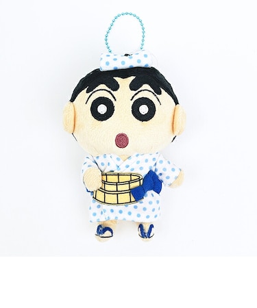 クレヨンしんちゃん 温泉 ぬいぐるみマスコットキーホルダー