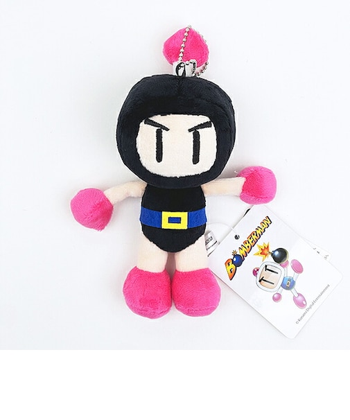 ボンバーマン 黒ボン マスコット 黒 キーホルダー ぬいぐるみ