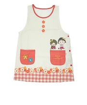 モンチッチ × ちびまる子ちゃん 裾切り替えエプロン キッチン アパレル