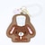 サンリオ シュガーバニーズ ダイカットパスケース ラブスイーツ ブラウン 定期入れ Sanrio