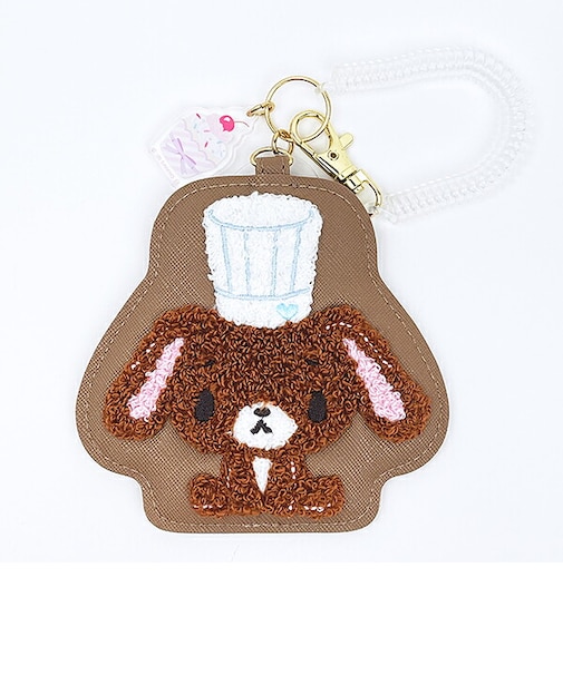 サンリオ シュガーバニーズ ダイカットパスケース ラブスイーツ ブラウン 定期入れ Sanrio