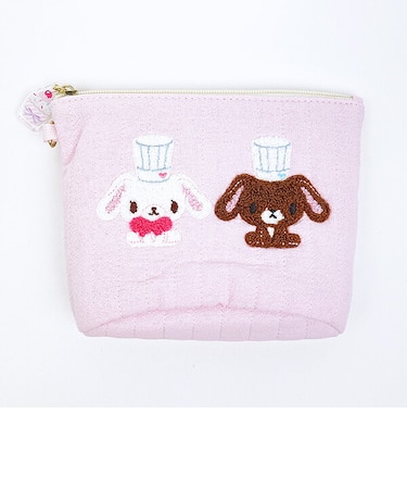 サンリオ シュガーバニーズ ラウンドボトムポーチ ラブスイーツ ピンク Sanrio