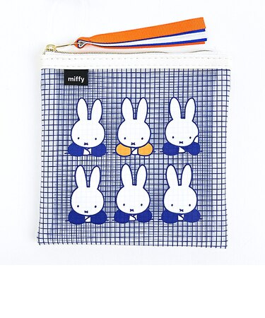 ミッフィー miffy メッシュポーチ (ブルー)