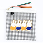 ミッフィー miffy メッシュポーチ (オレンジ)