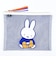 ミッフィー miffy フラットメッシュポーチ (ブルー)