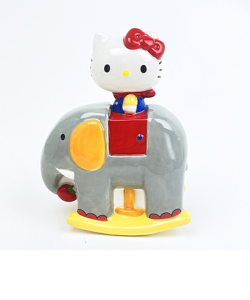 サンリオ ハローキティ ゆらゆらゾウの貯金箱 Sanrio