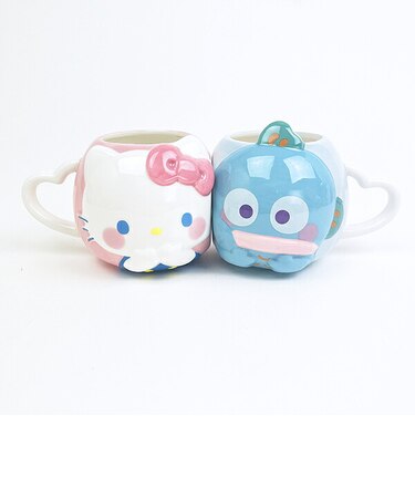 サンリオ ハローキティ＆ハンギョドン ニコイチペアマグカップ コップ Sanrio