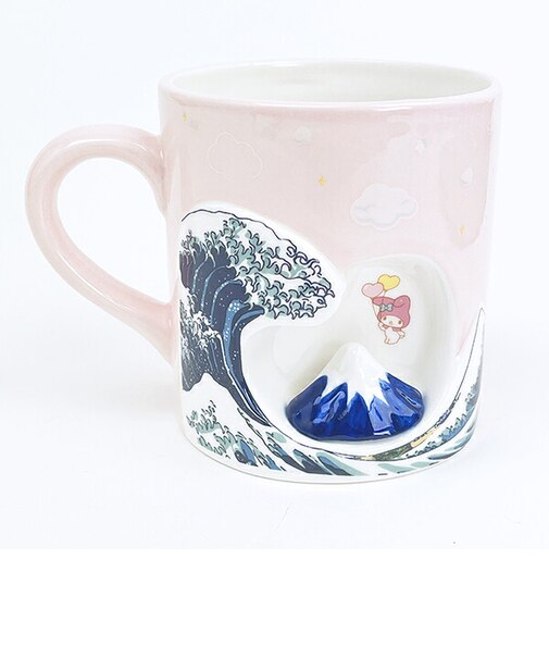 サンリオ マイメロディ 富士山マグカップ ピンク コップ Sanrio
