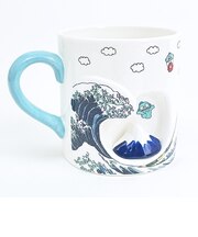 サンリオ ハンギョドン 富士山マグカップ ホワイト コップ Sanrio