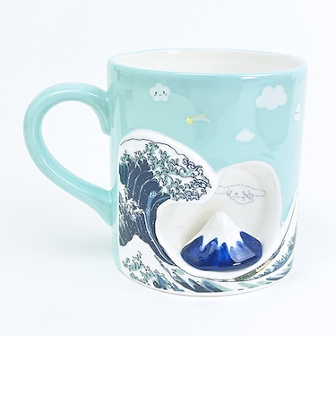 サンリオ シナモロール 富士山マグカップ ブルー コップ シナモン Sanrio