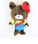 サンリオ ×くまのがっこう ジャッキー マスコット ぬいぐるみ Sanrio