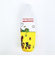 サンリオ ハローキティ ×くまのがっこう ペットボトルカバー イエロー ランチ Sanrio