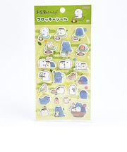 お文具といっしょ フロッキーシール (お茶) 文具