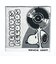 スヌーピー ミニタオル RECORDS ホワイト ハンカチ SNOOPY