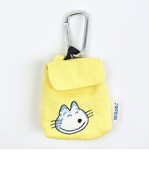 11ぴきのねこ リュック型バッグチャーム イエロー ポーチ