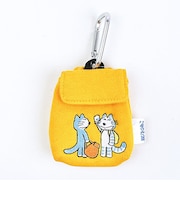 11ぴきのねこ リュック型バッグチャーム オレンジ ポーチ