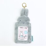 ミッフィー miffy もふもふフォトキーホルダー グレー カードケース 推し活