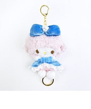 サンリオ マイスウィートピアノ リール付きマスコット ブルー ぬいぐるみ Sanrio