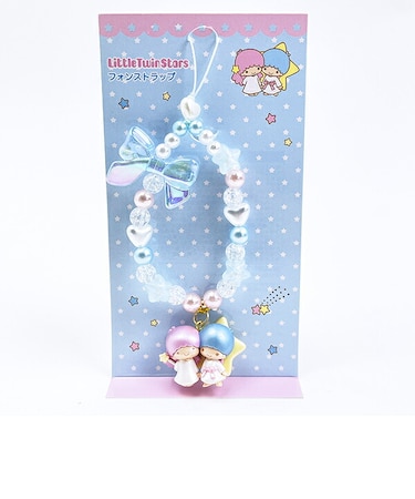 サンリオ キキララ フォンストラップ パープル キーホルダー スマホ用品 Sanrio
