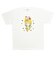 水森亜土 カラーTシャツ(M) フラワー ホワイト アパレル