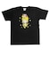 水森亜土 カラーTシャツ(M) フラワー ブラック アパレル