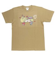 水森亜土 カラーTシャツ(M) キス ベージュ アパレル