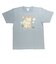 水森亜土 カラーTシャツ(M) クマ ブルー アパレル