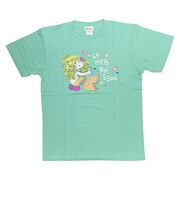 水森亜土 カラーTシャツ(M) ニンギョ ミント アパレル
