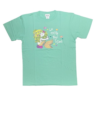 水森亜土 カラーTシャツ(M) ニンギョ ミント アパレル