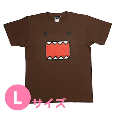 どーもくん Tシャツ(L) カオ ブラウン アパレル NHK